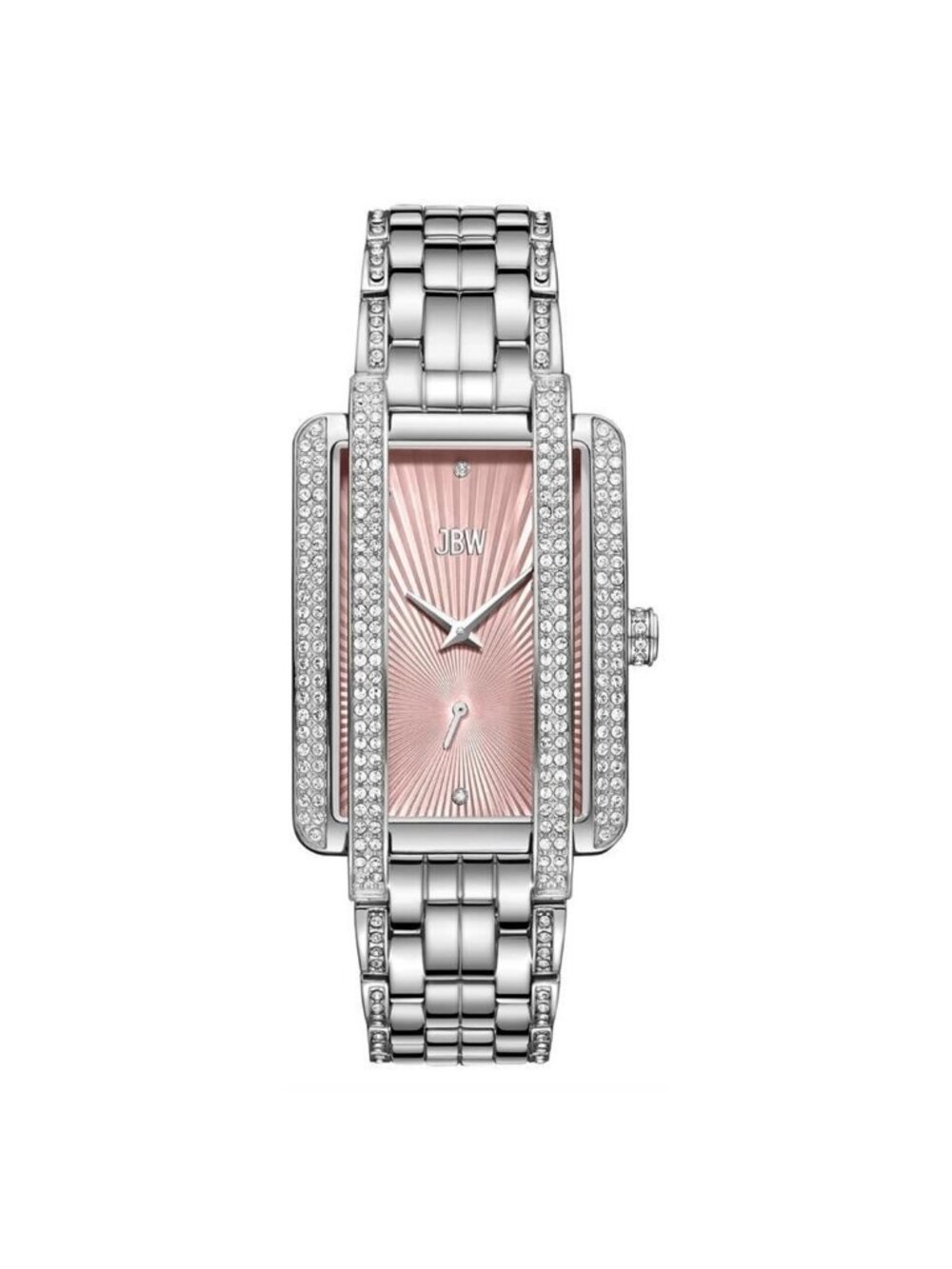 NWT JBW Mink Collection Quartz Diamond Pink Dial Ladies Watch
